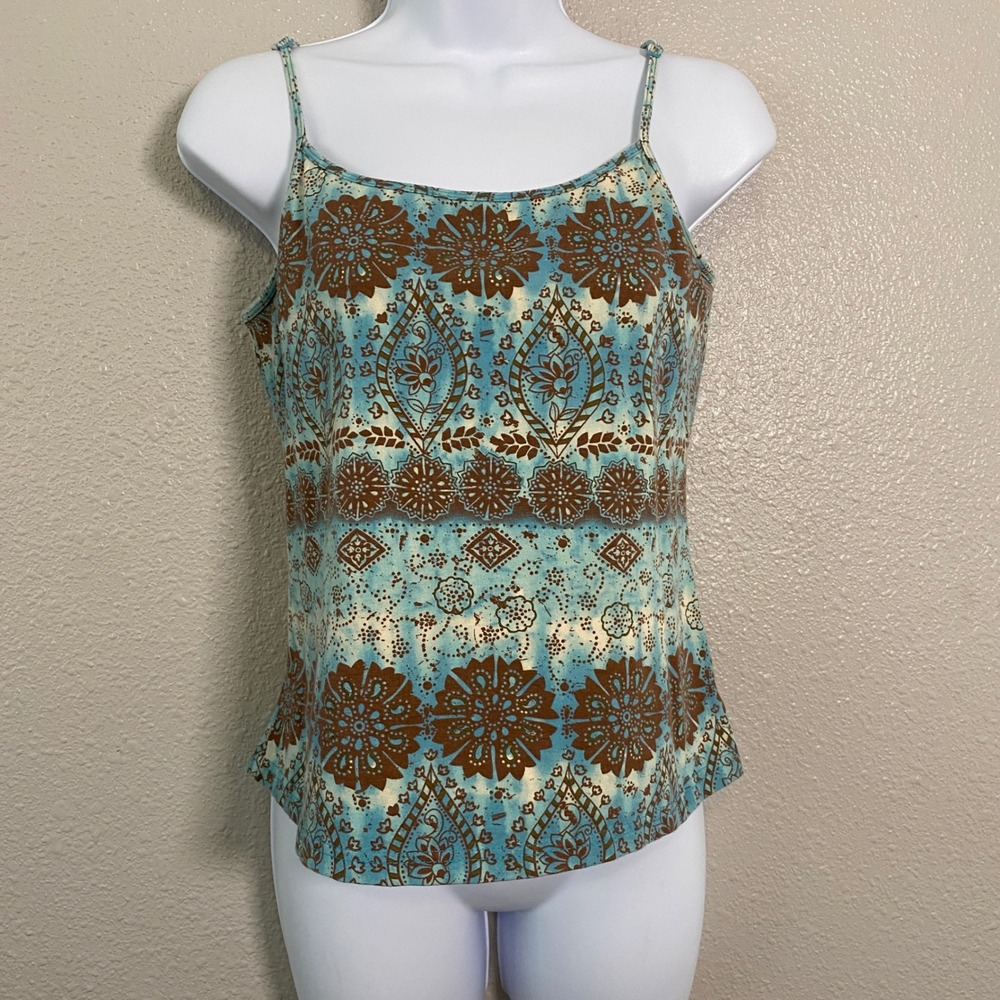 Y2K Tank Top Large Bohemian Boho Hippie Festival Summer 2000s Beachy Casual